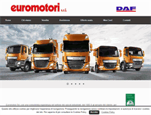 Tablet Screenshot of euromotori-daf.it